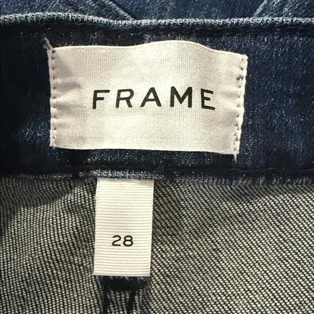 Frame Le Crop Mini Crop Mini Boot  Denim Jeans - Picture 10 of 12